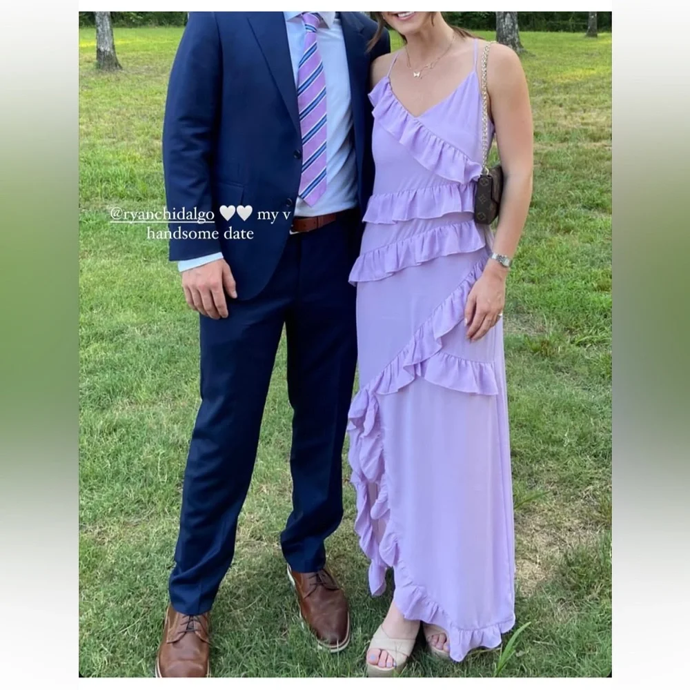 Lavender Ruffle Dress - Picture 1 of 1